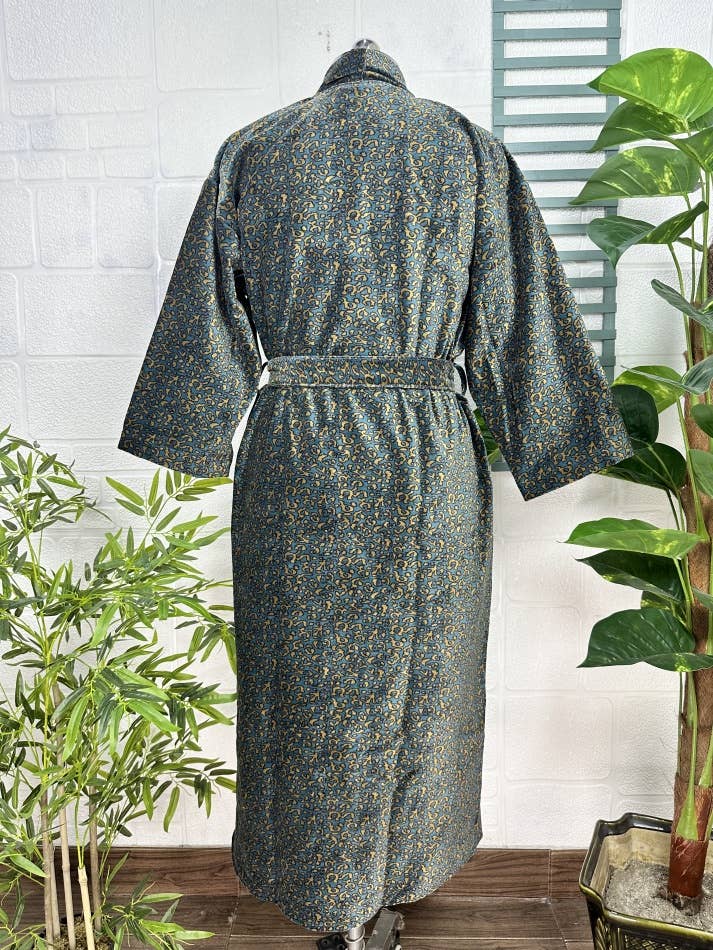 Luxury Velvet Robe With Silk Lining