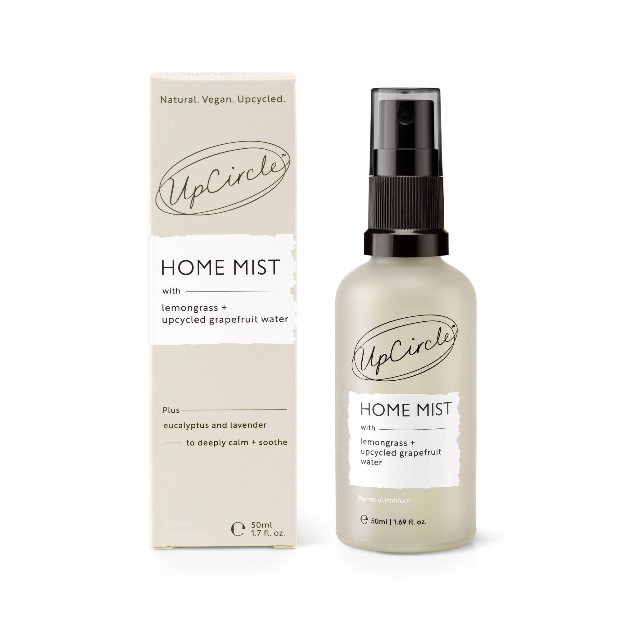 Lemongrass and Grapefruit Home Mist by UpCircle Beauty