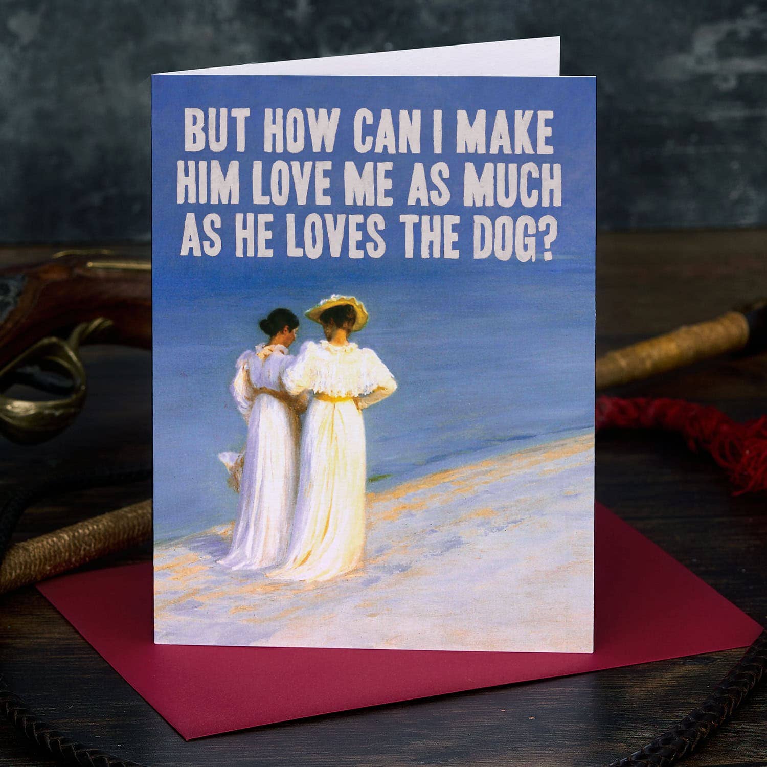 Love The Dog Card by Artijoke -  Dog Card - Funny Card