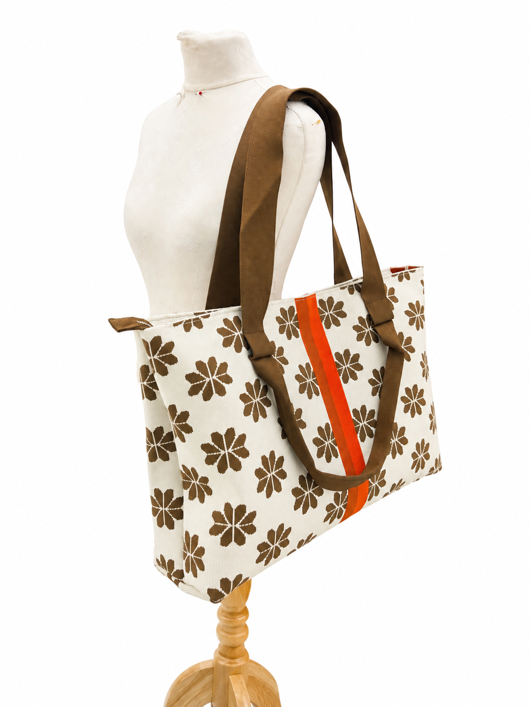 Oversized Machine Washable Floral Tote Bag