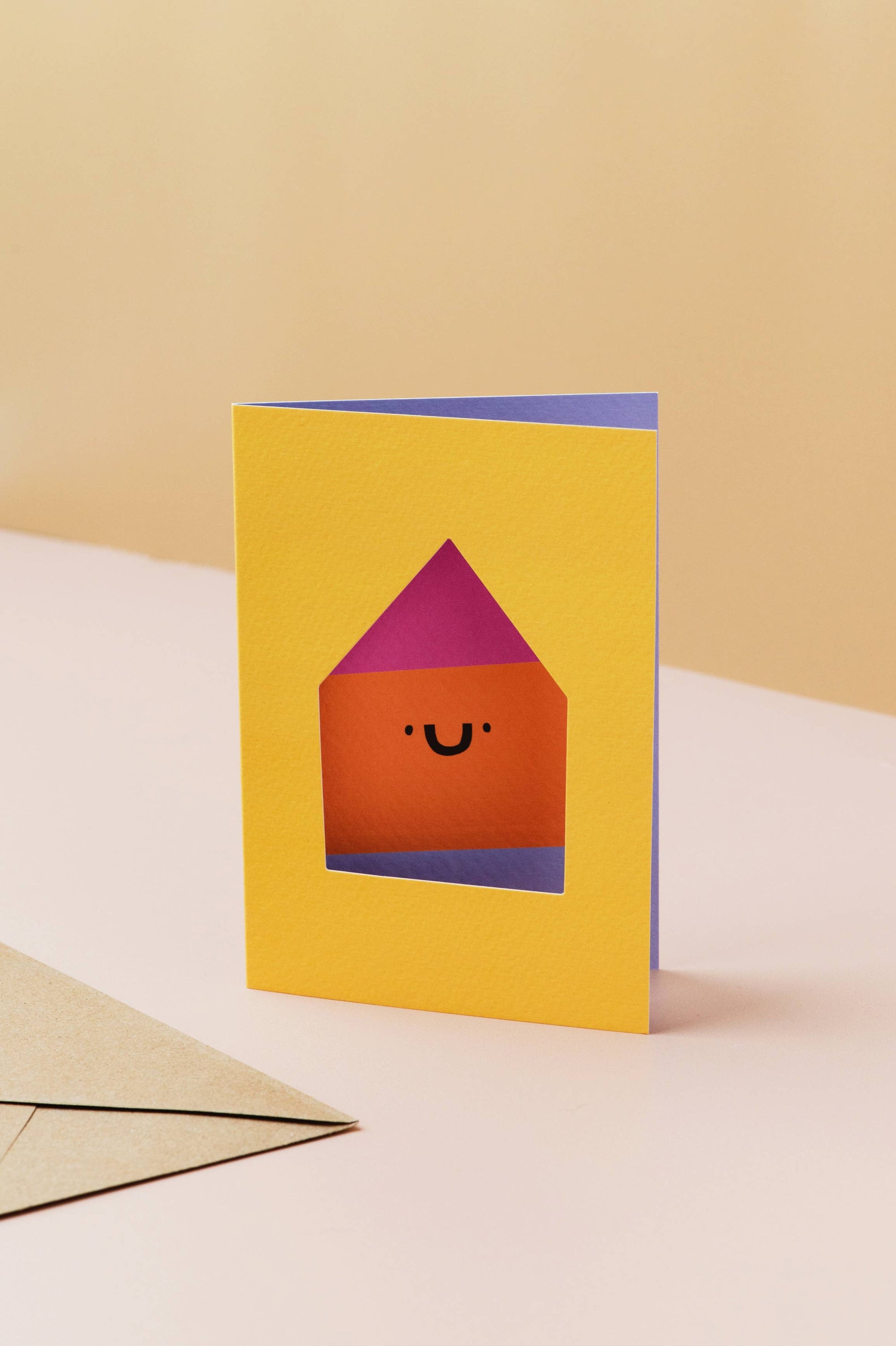 New Home - Die Cut New Home  Card