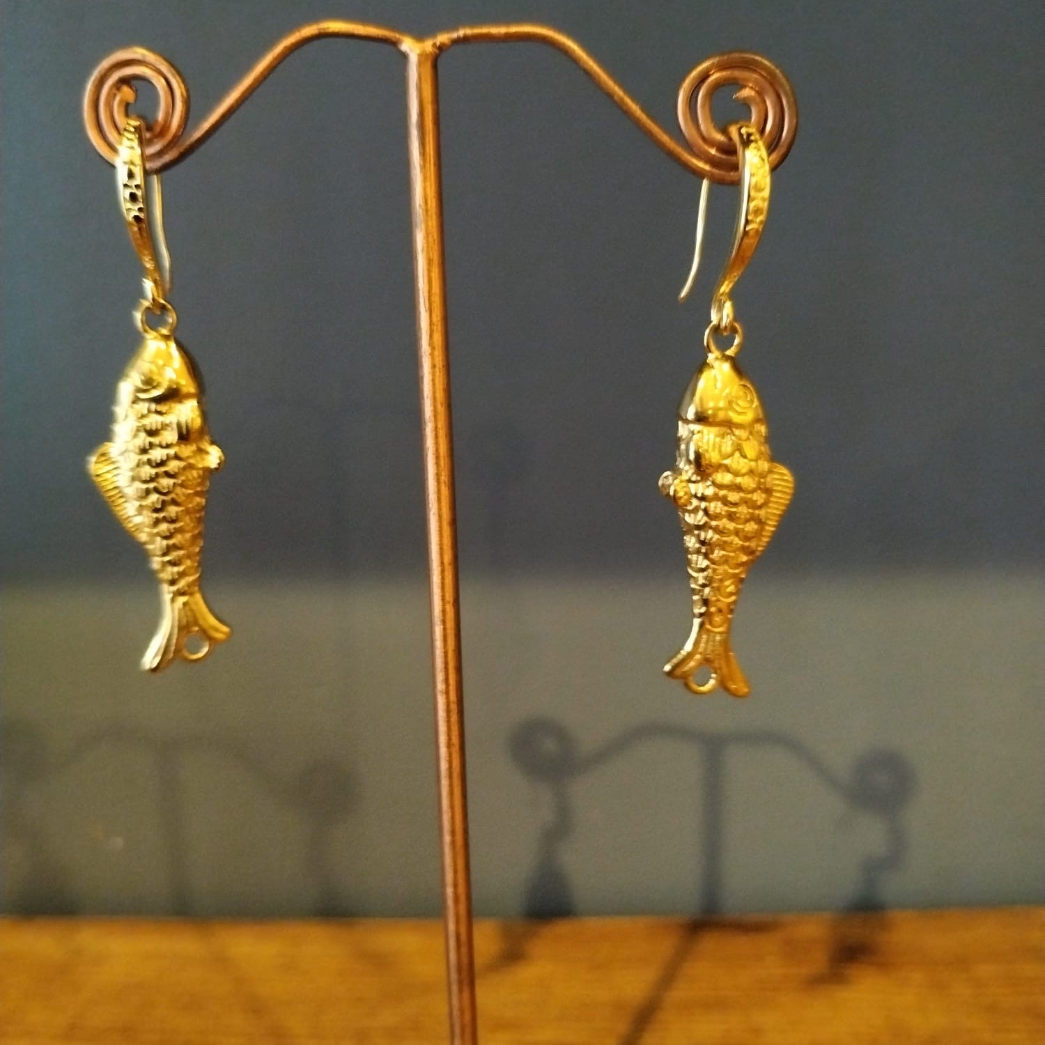 Goldfish Drop Earrings