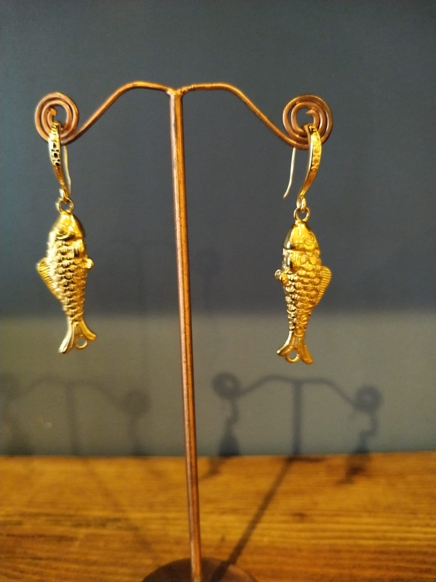 Goldfish Drop Earrings