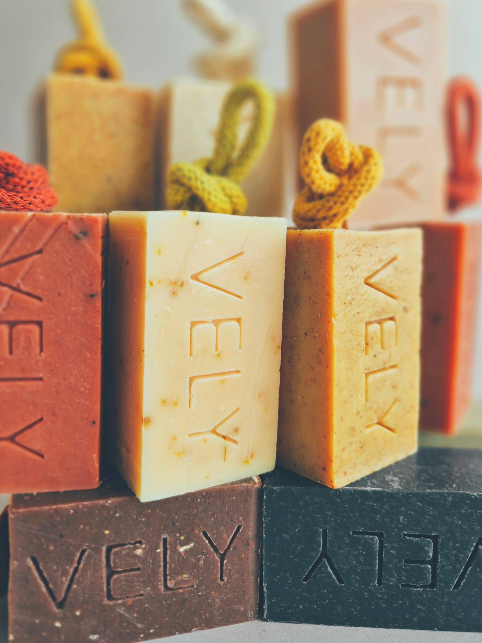 Natural Orange, Patchouli and Clove Soap on a Rope Orange Kiss