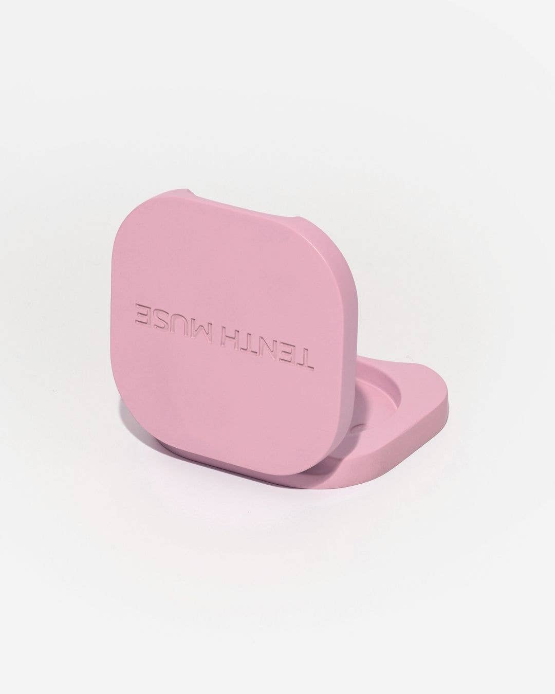 Refillable Solid Perfume Vessel Pink Suede - Tenth Muse