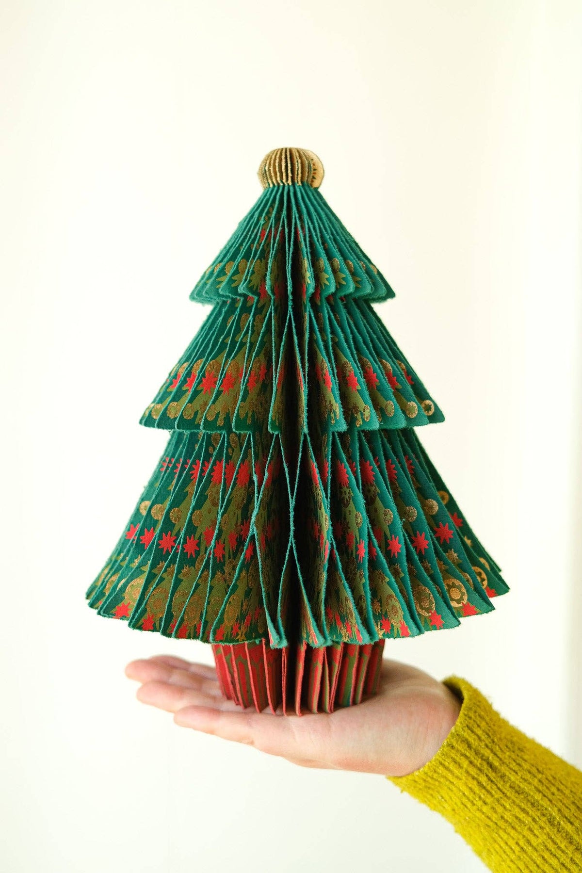 Fir Tree Honeycomb Paper Christmas Tree Decoration
