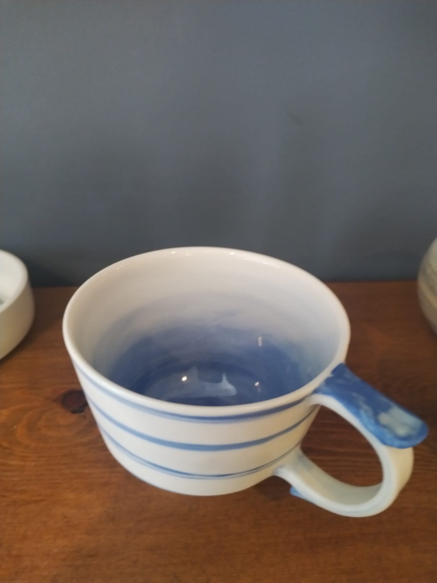 Fluted Mug in Porcelain
