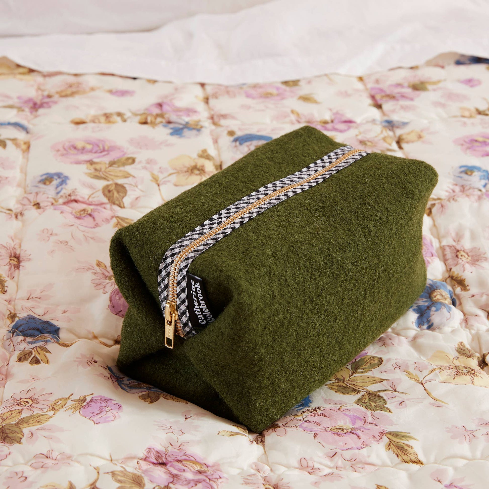 Olive Green Toiletry Wash Bag