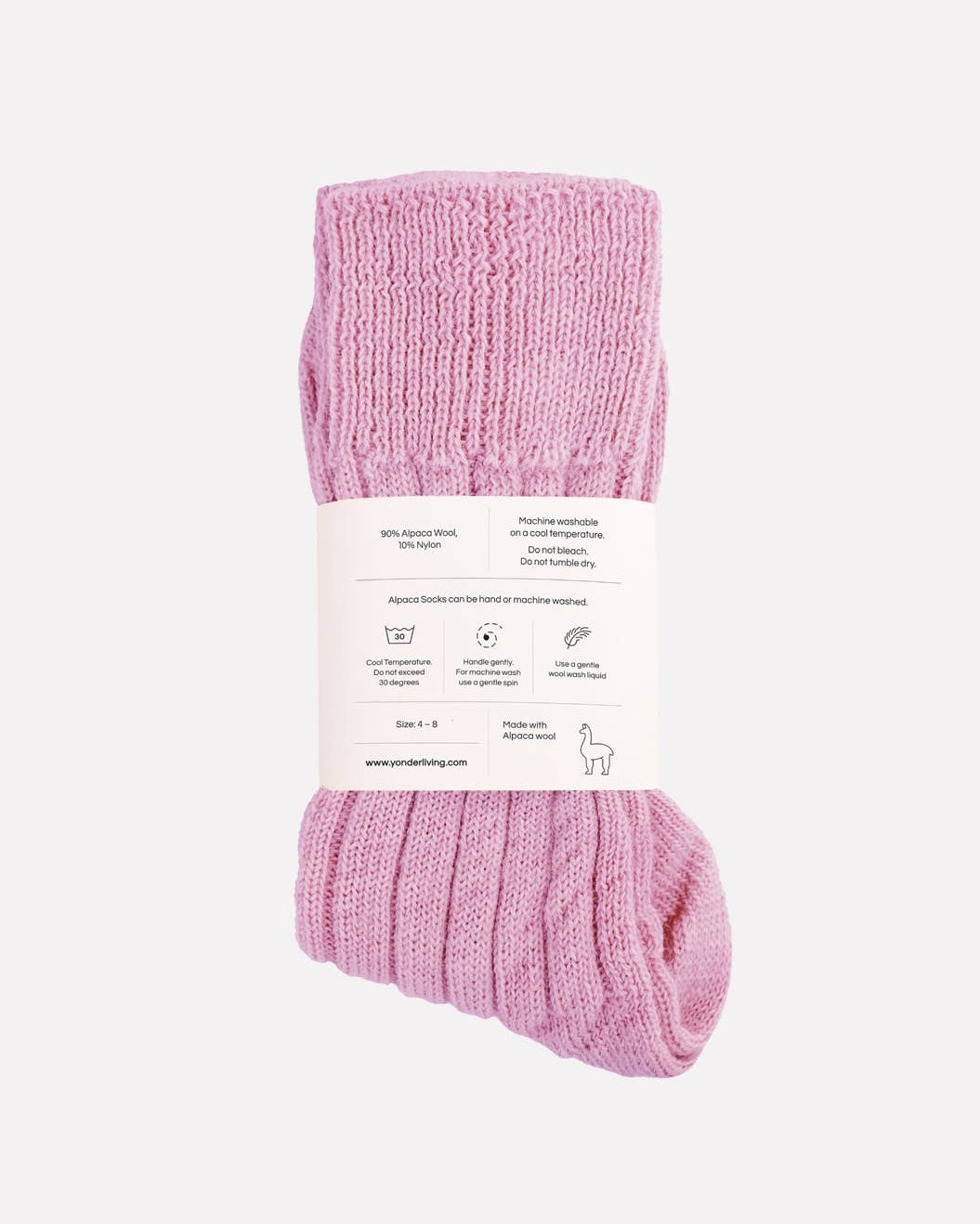 Alpaca Bed Socks | Thistle: 4-8