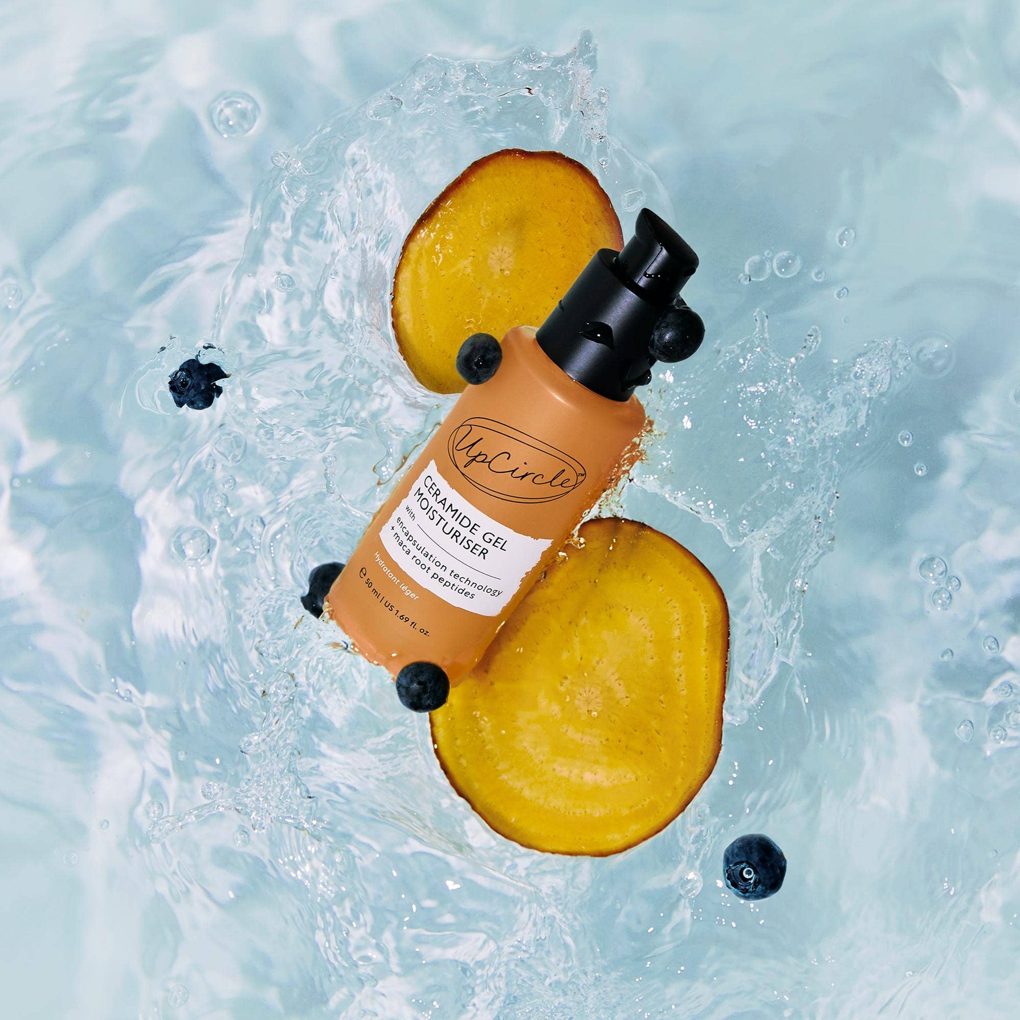 Cooling Gel Moisturiser with Ceramides and Maca Root Peptides by UpCircle Beauty