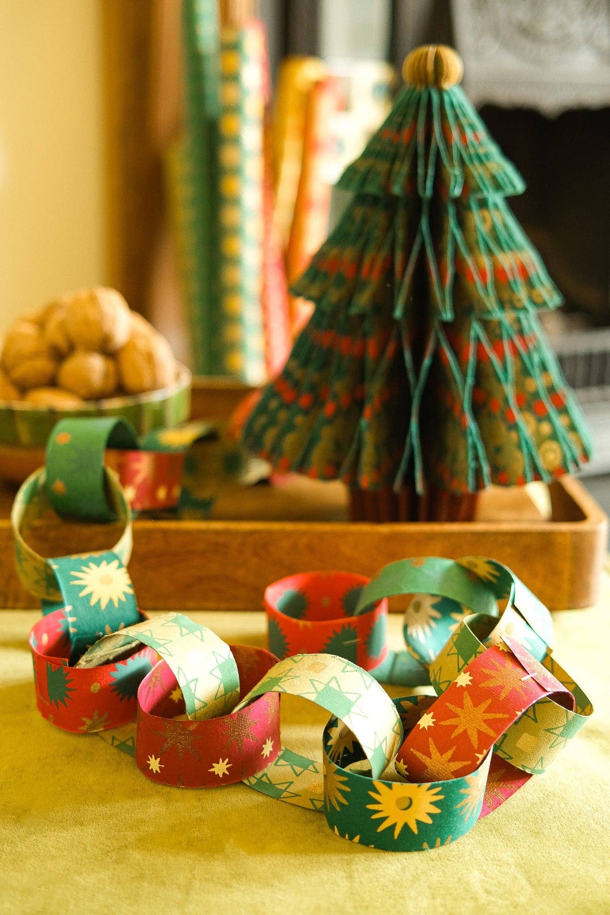 Fir Tree Honeycomb Paper Christmas Tree Decoration