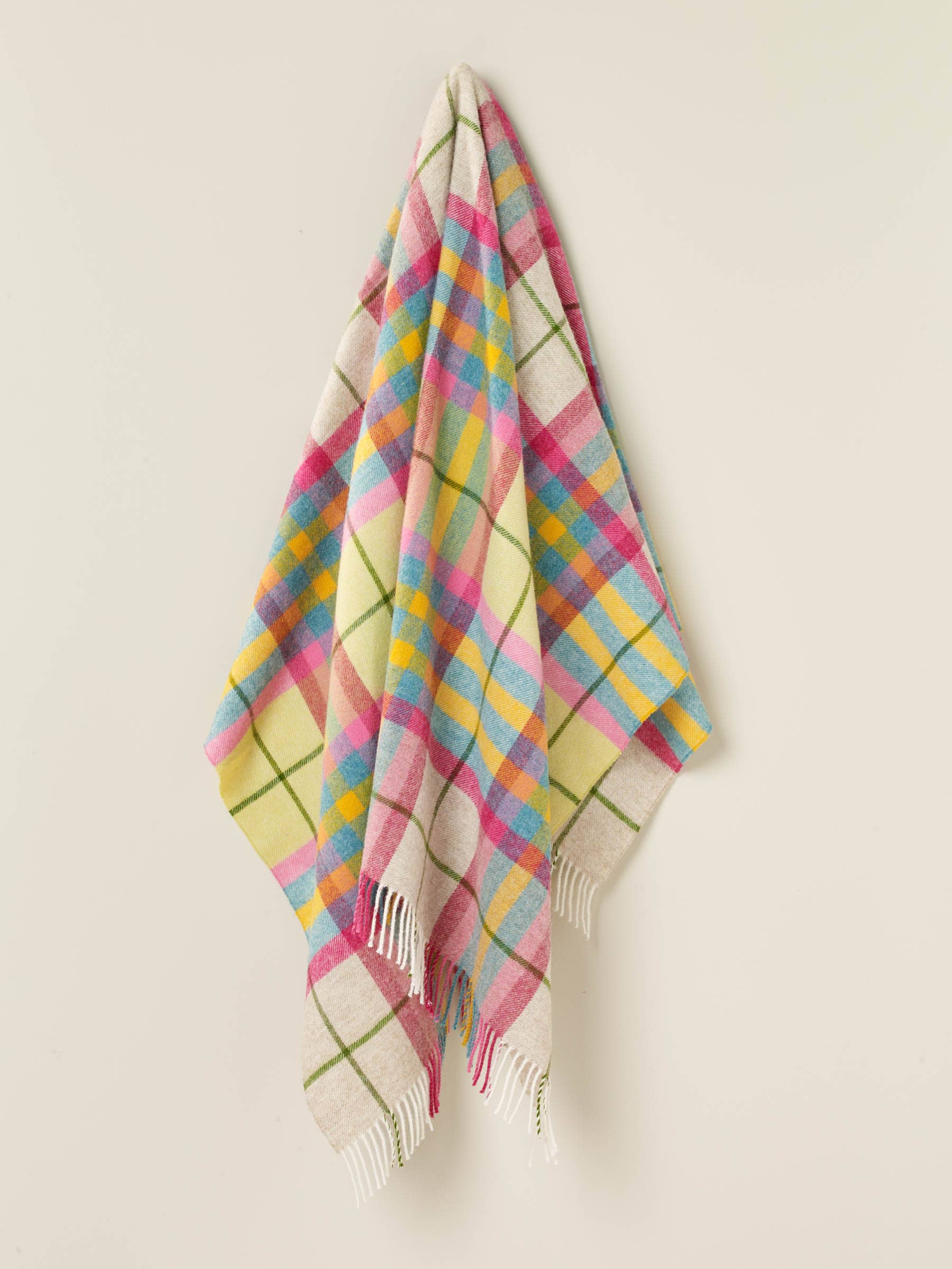 Falmouth Pure Wool Throw: Blue