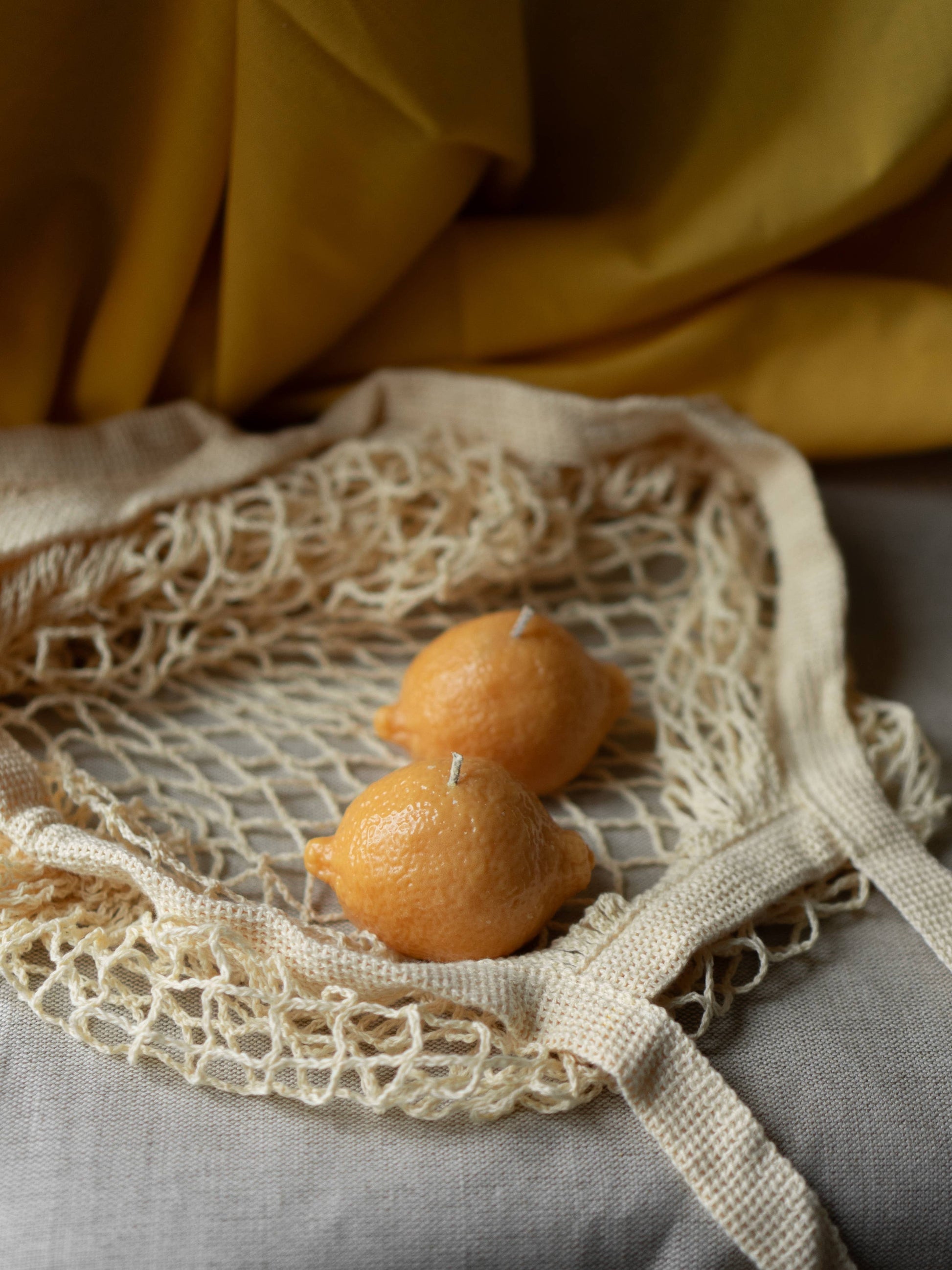 Handmade Orange Fruit Candle