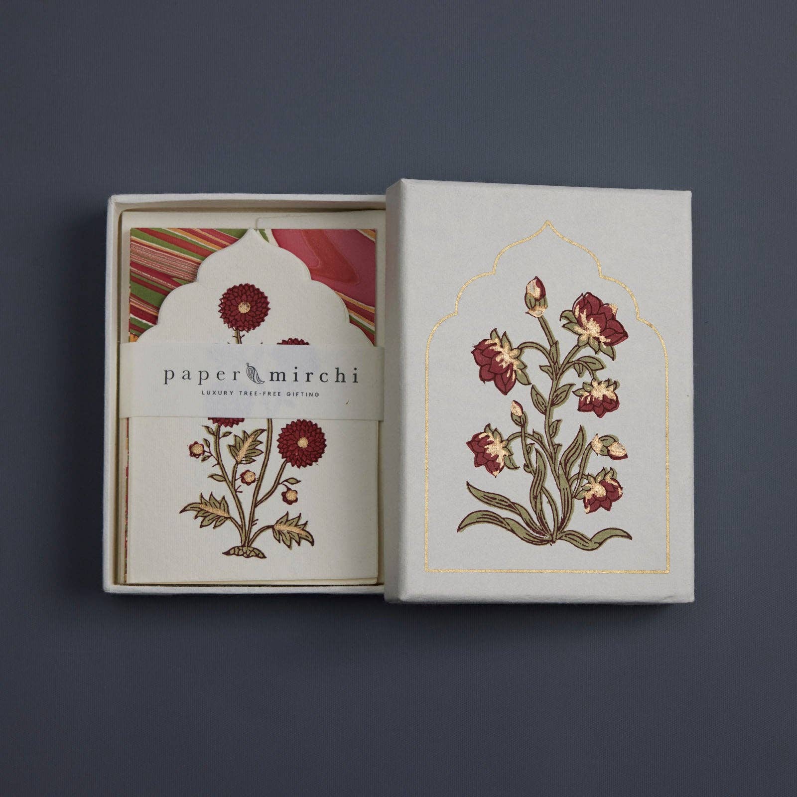 Luxury Boxed Artisan Notecard Set – Sandook Ruby