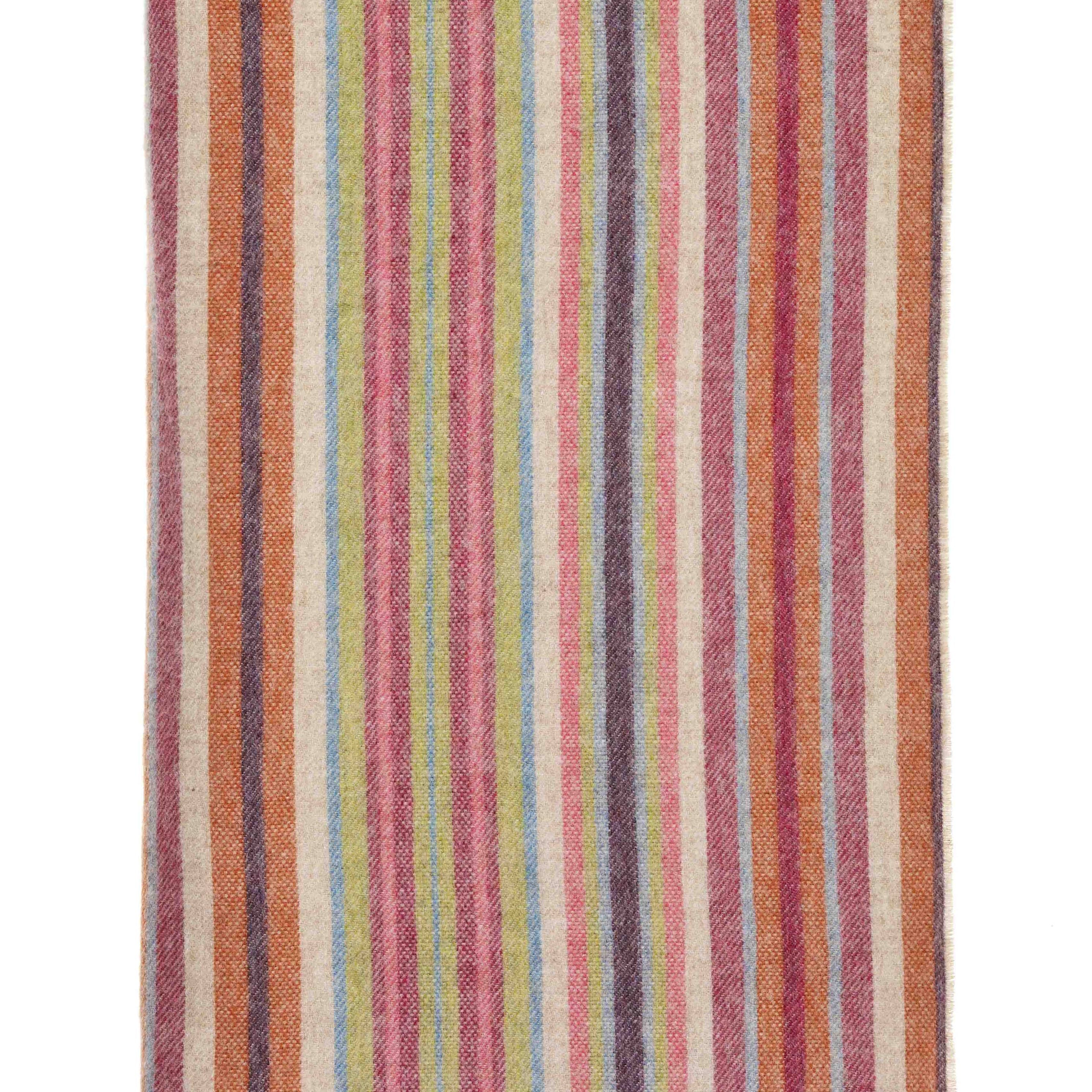 Santa Cruz Stripe Merino Wool Throw by Bronte by Moon