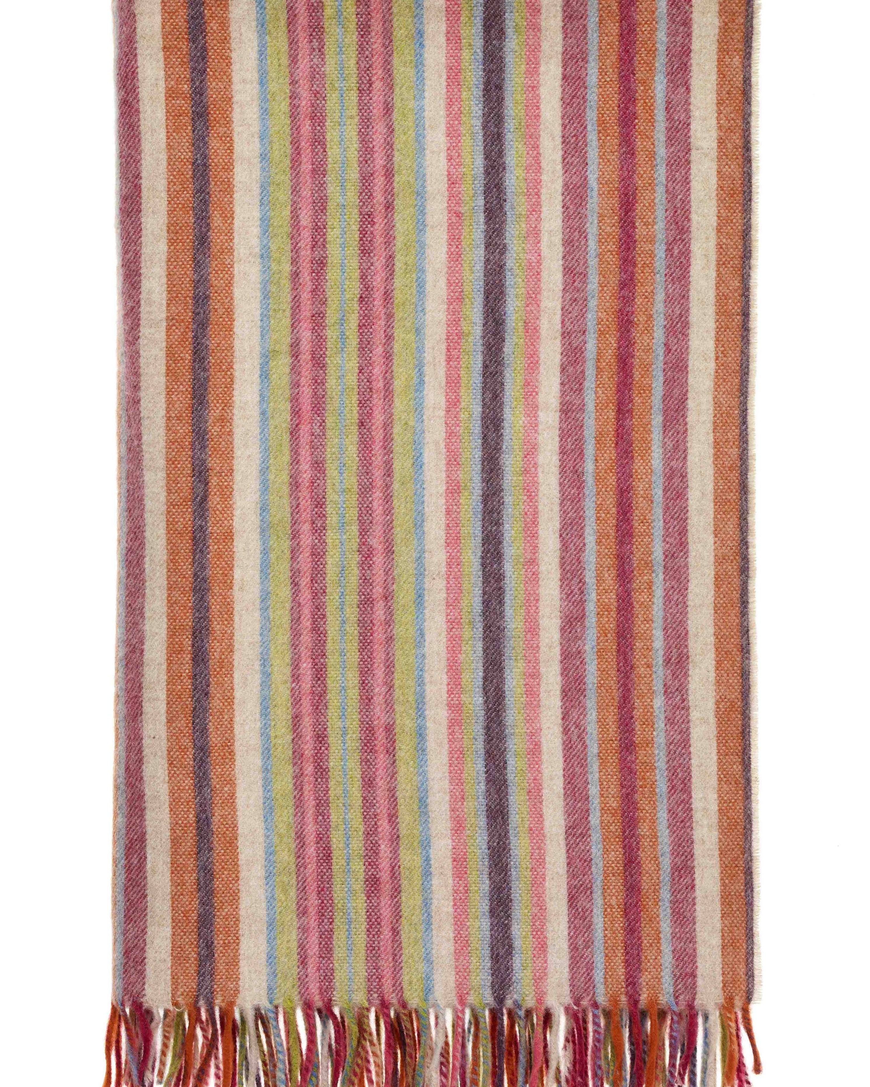 Santa Cruz Stripe Merino Wool Throw by Bronte by Moon