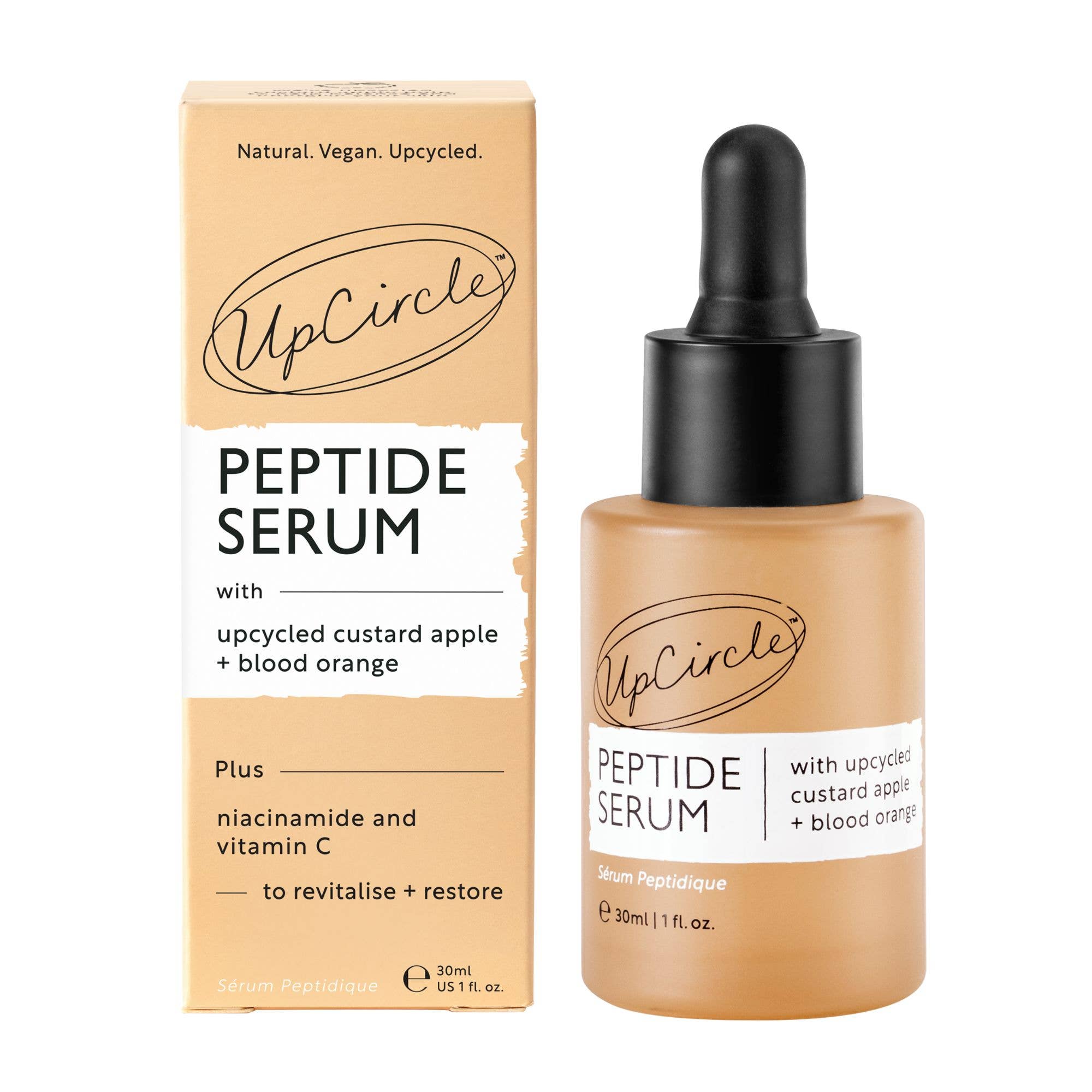 Collagen Boosting Peptide Face Serum 30ml UpCircle Beauty