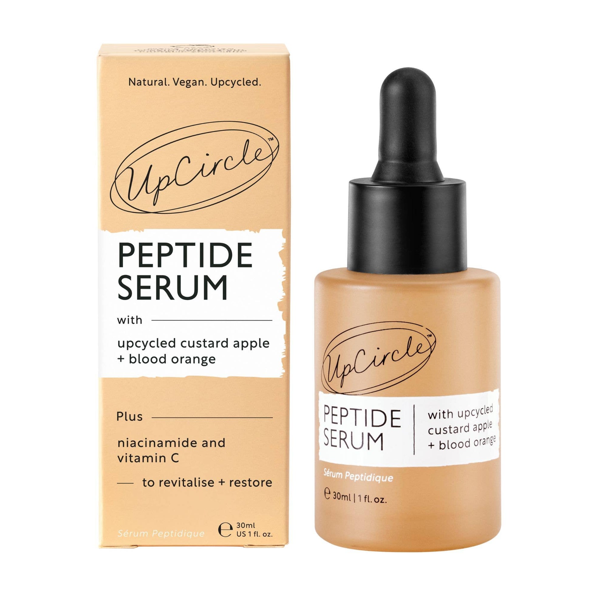 Collagen Boosting Peptide Face Serum 30ml UpCircle Beauty