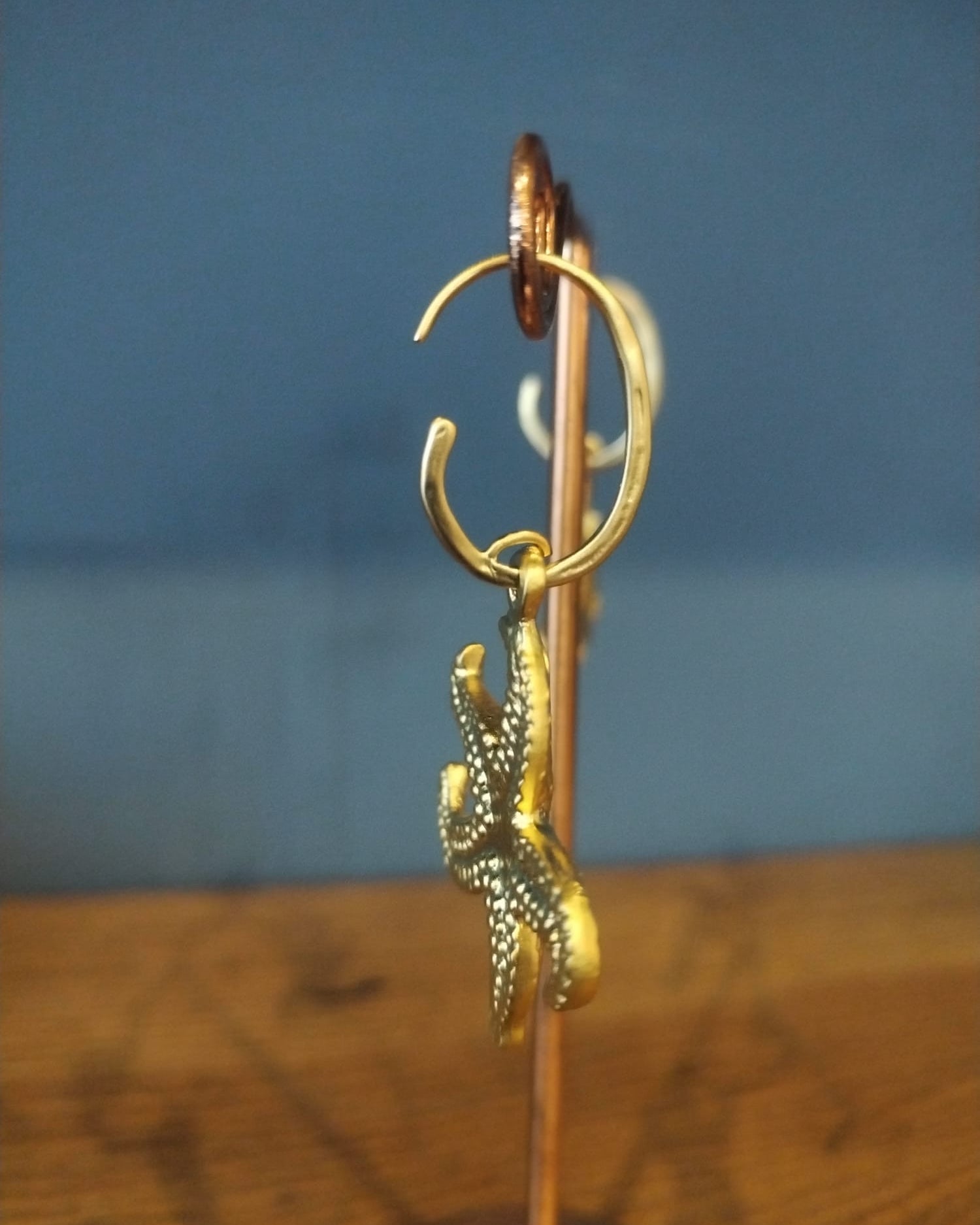 Gold Starfish Earrings | Handmade in Bristol
