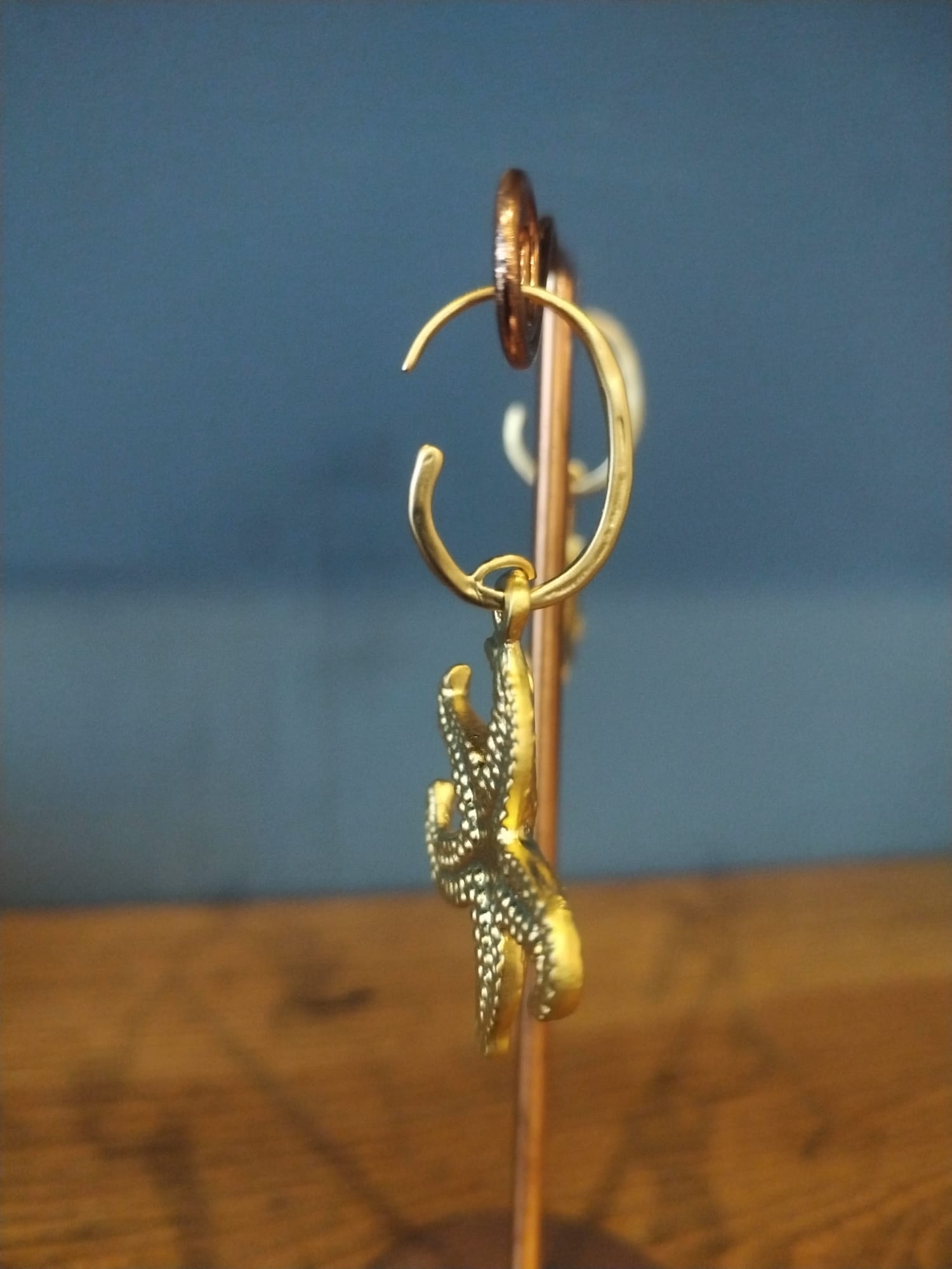 Gold Starfish Earrings | Handmade in Bristol