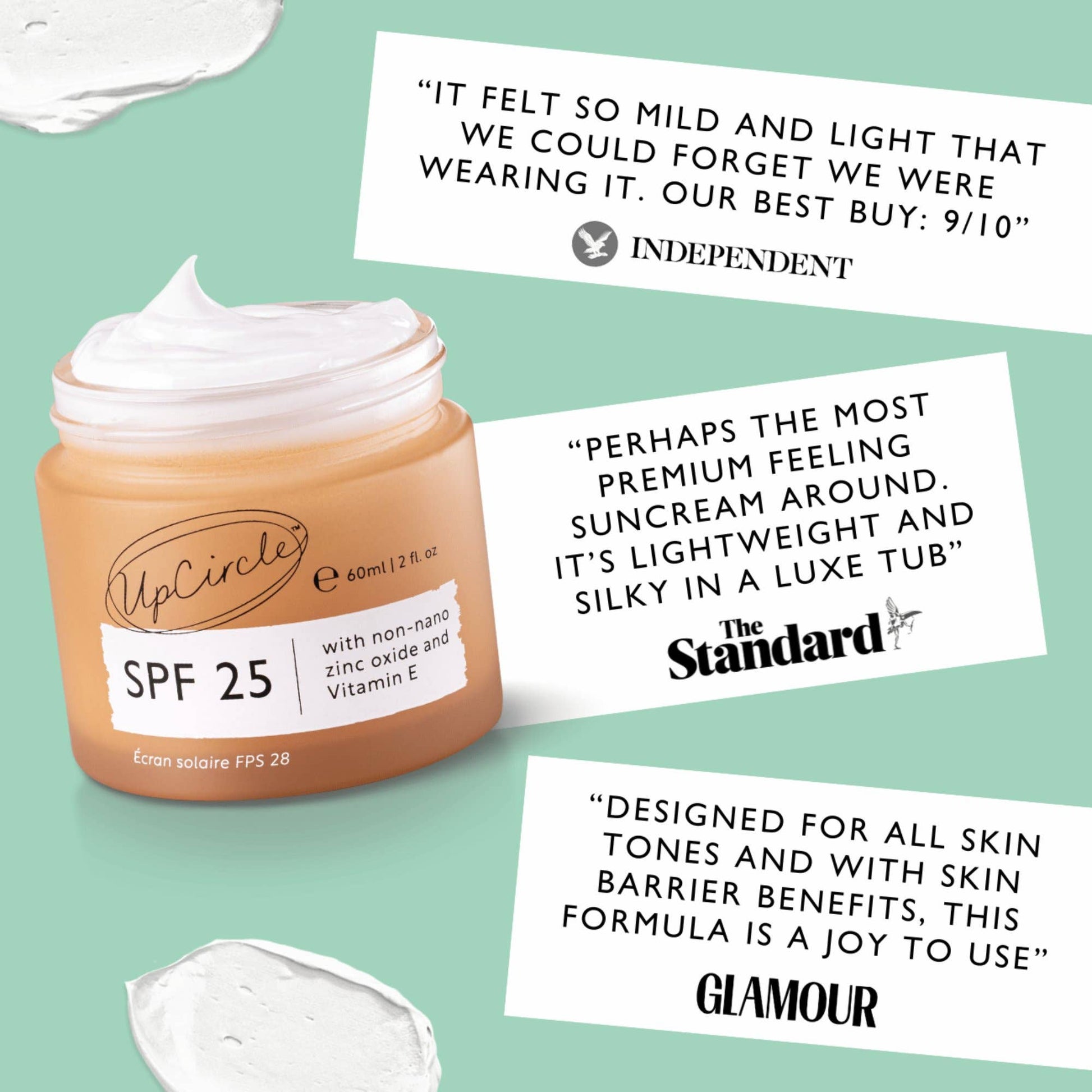 SPF 25 Mineral Sunscreen 60ml by UpCircle
