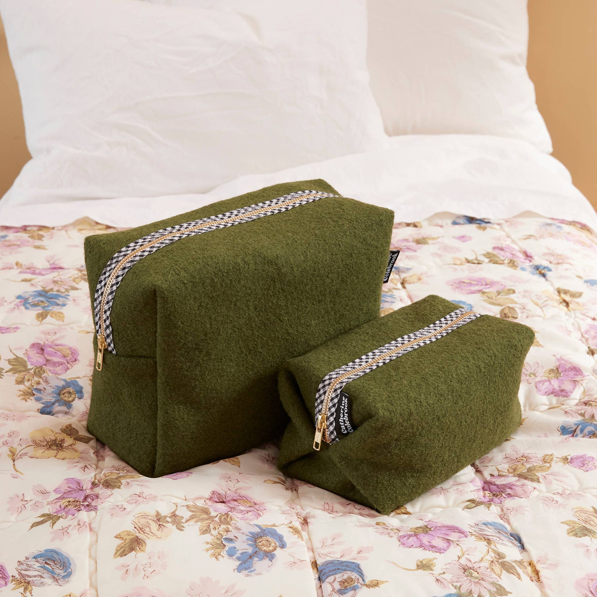 Olive Green Toiletry Wash Bag