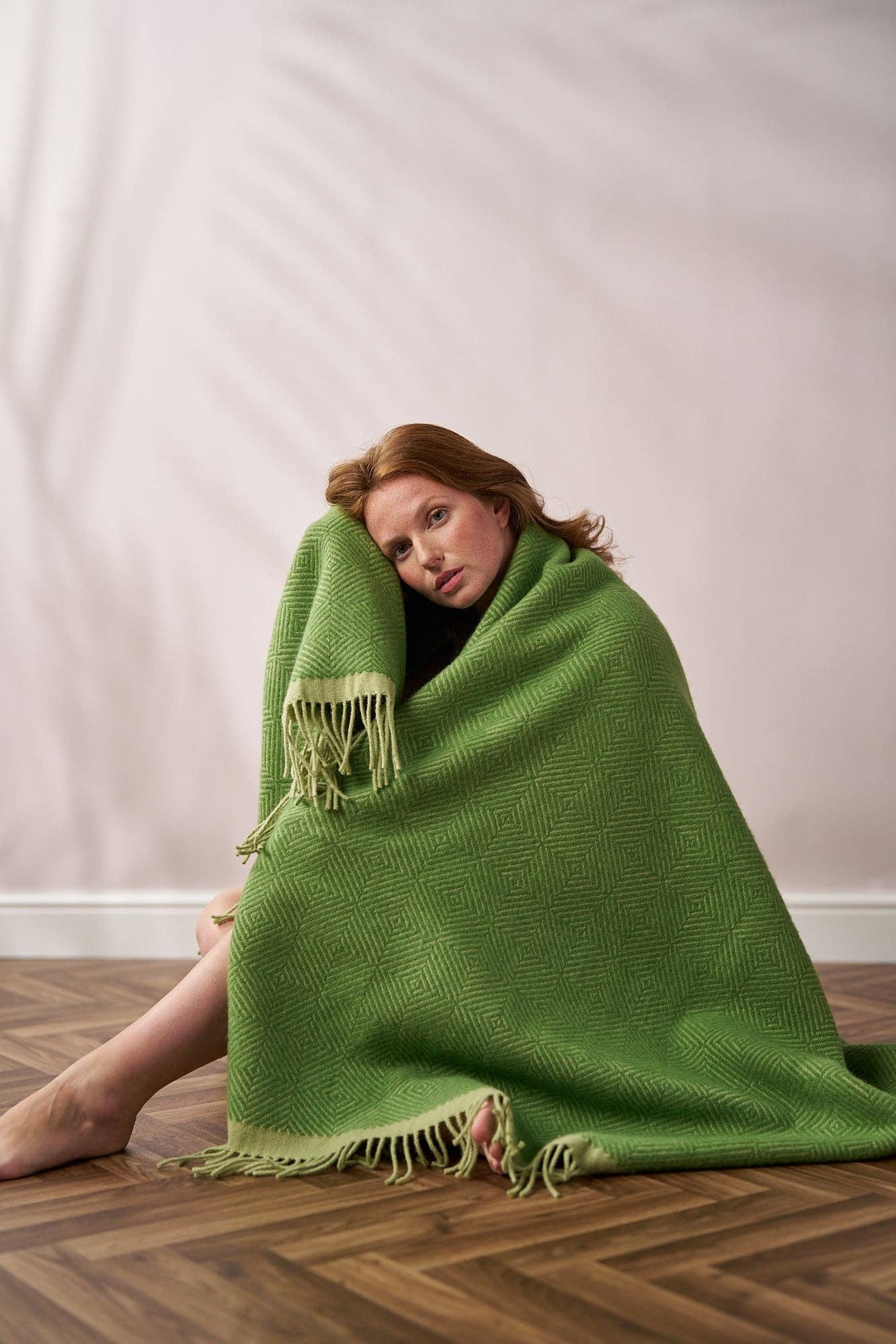 Wildweave Wool Blanket Fennel & Catkin 130x200cm – The British Blanket Company
