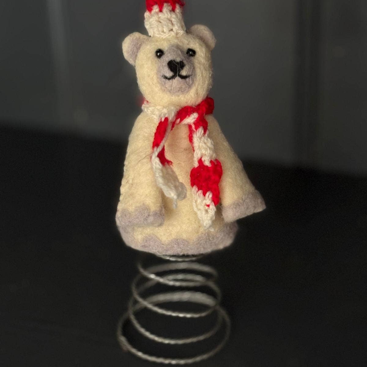 Christmas Polar Bear Tree Topper