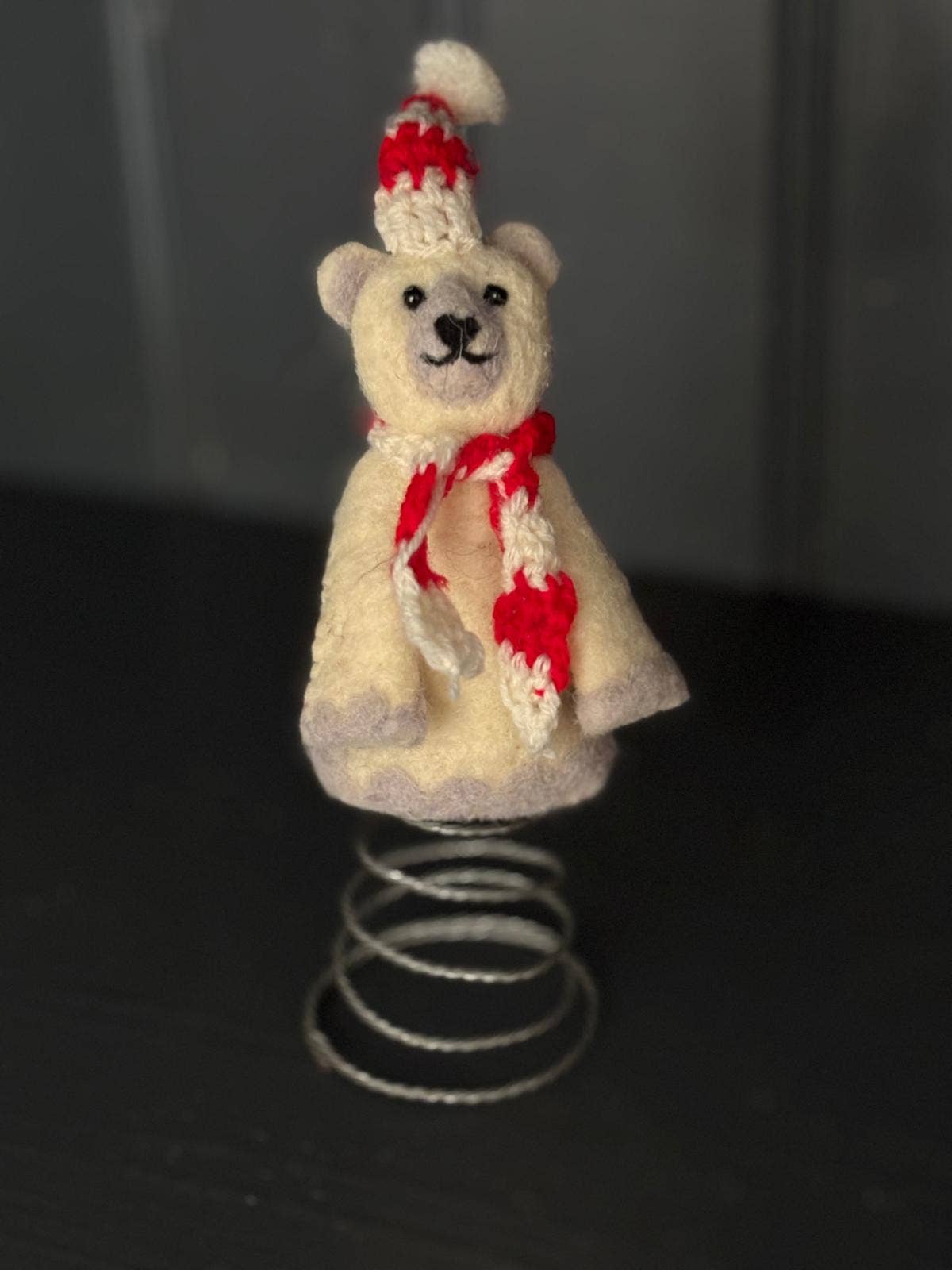 Christmas Polar Bear Tree Topper