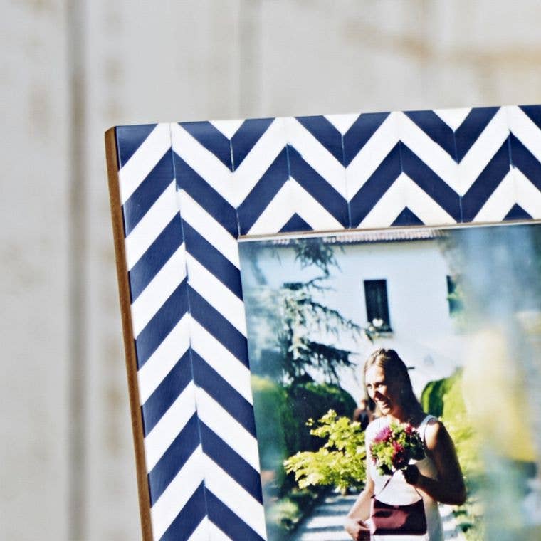 Yellow Handmade Picture Frame 6 x 4 inches