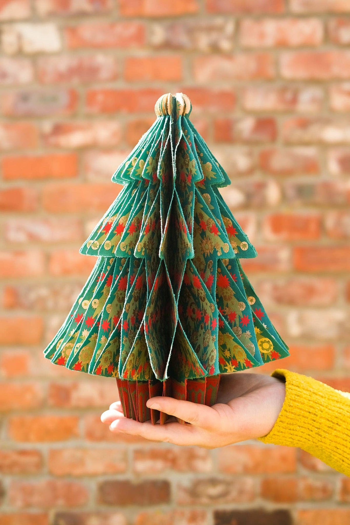 Fir Tree Honeycomb Paper Christmas Tree Decoration