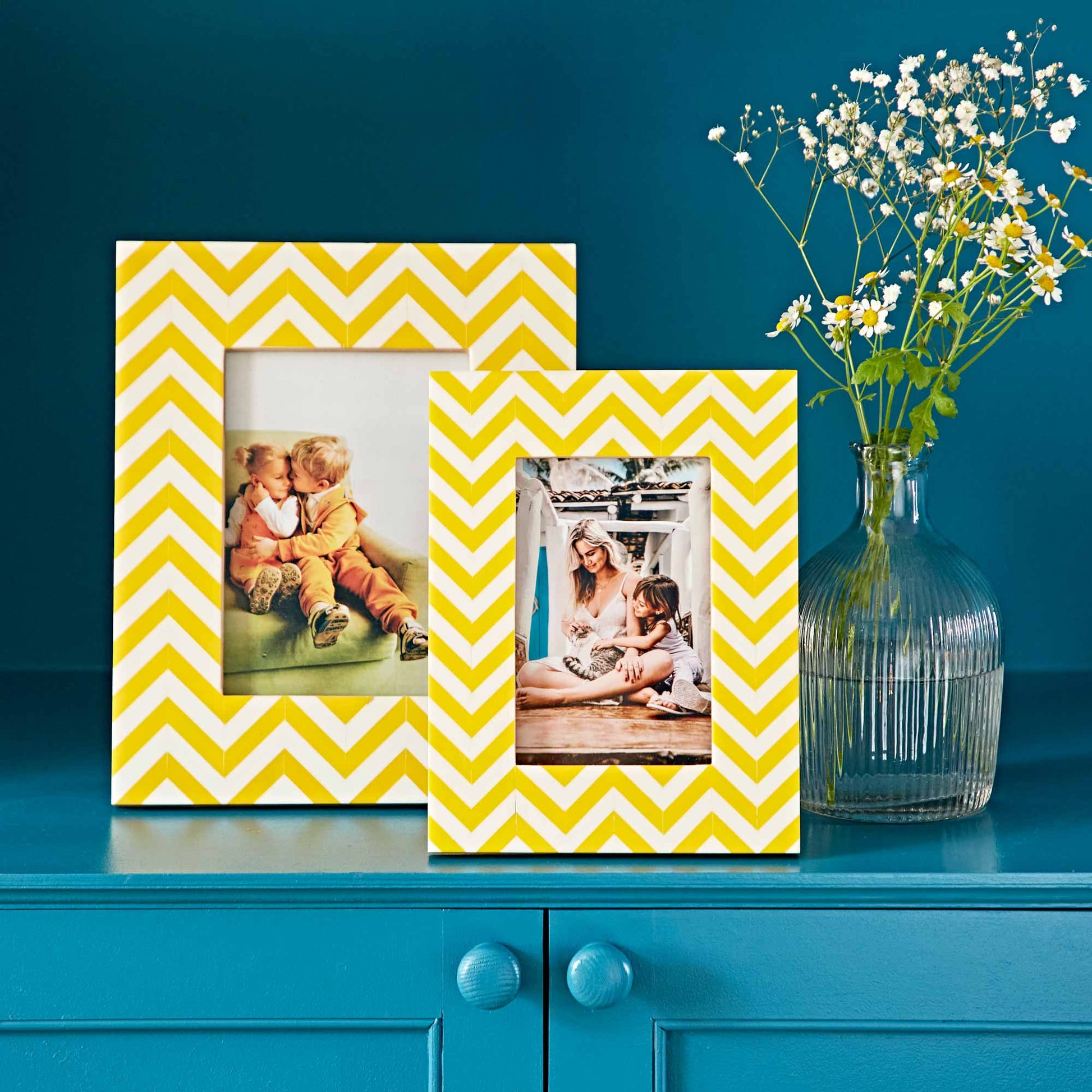 Yellow Handmade Picture Frame 6 x 4 inches