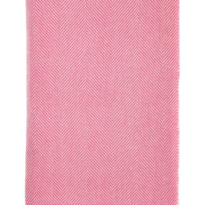 Herringbone Pure Wool Throw in Bubblegum by Bronte by Moon