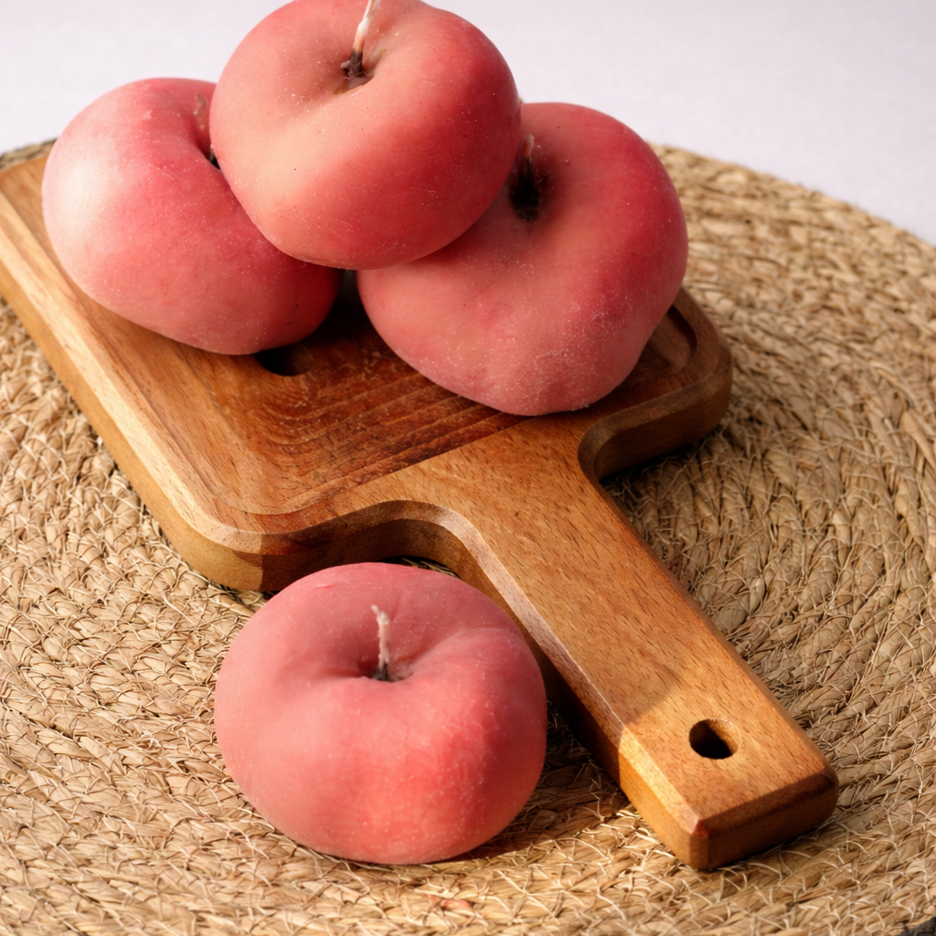 Handmade Peach Fruit Candle