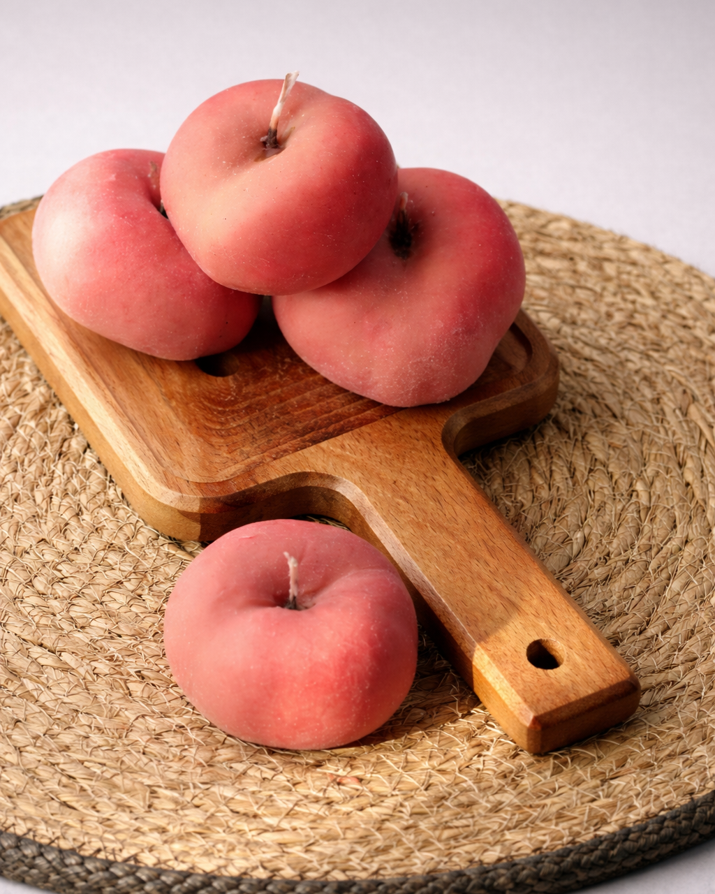 Handmade Peach Fruit Candle