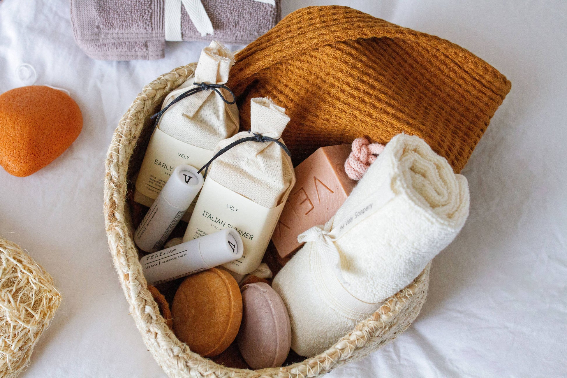 Natural Eucalyptus, Lavender and Dead Sea Clay Soap on a Rope Sea Meditation