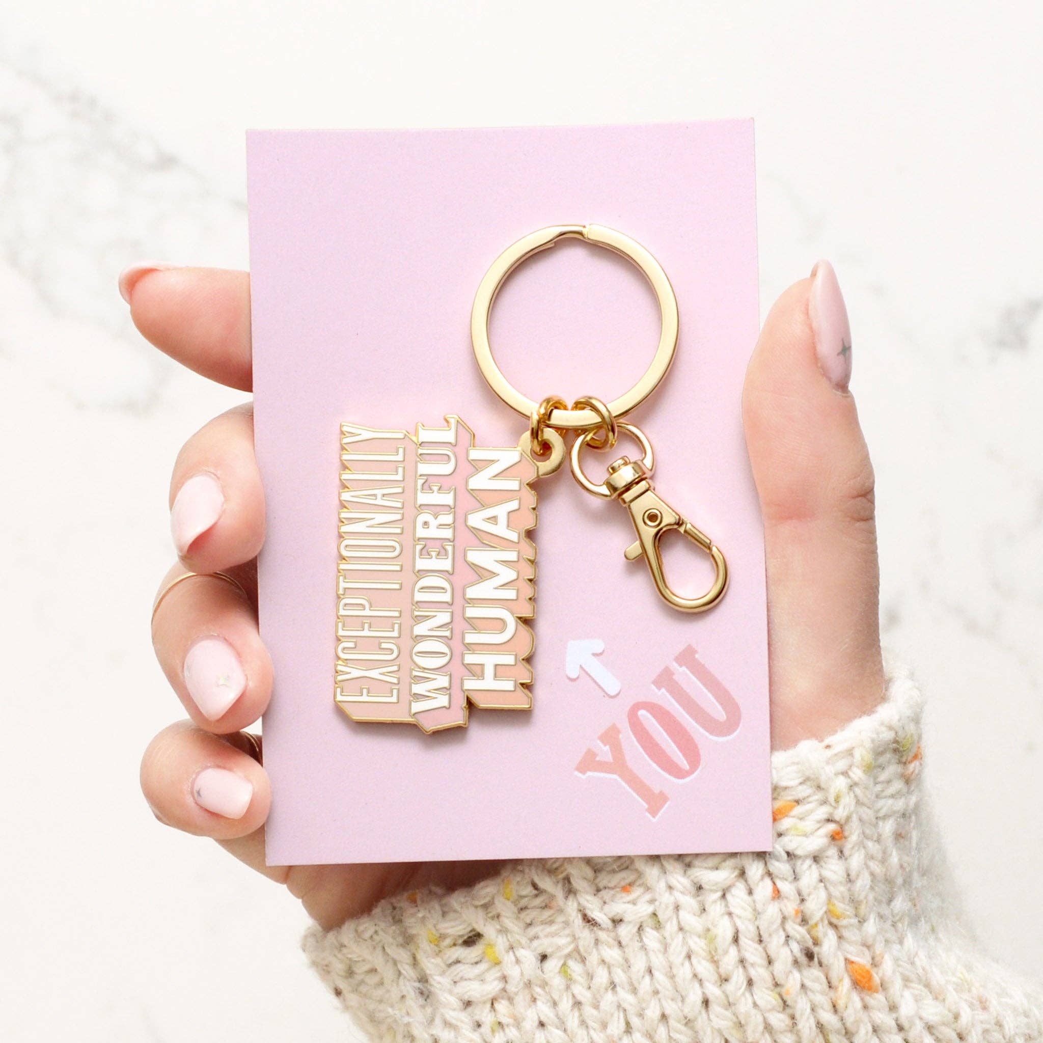 Exceptionally Wonderful Human Enamel Keyring – Thoughtful Gift | UK Made