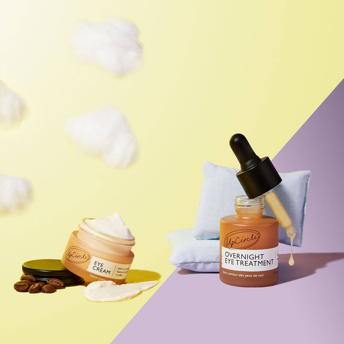 Vegan Overnight Eye Treatment with Retinol & Seaweed 18ml - UpCircle