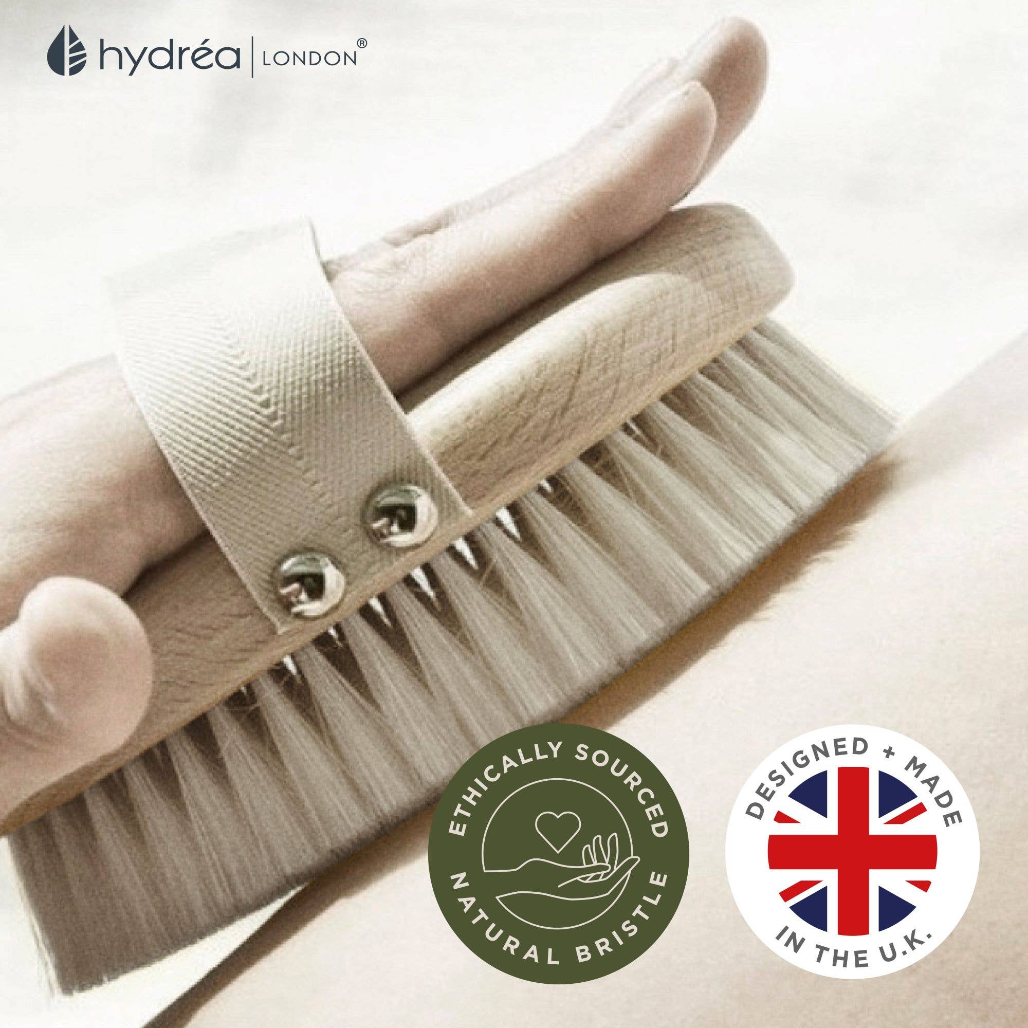 Body Brush Natural Bristle FSC Beechwood Wet & Dry - UK Made