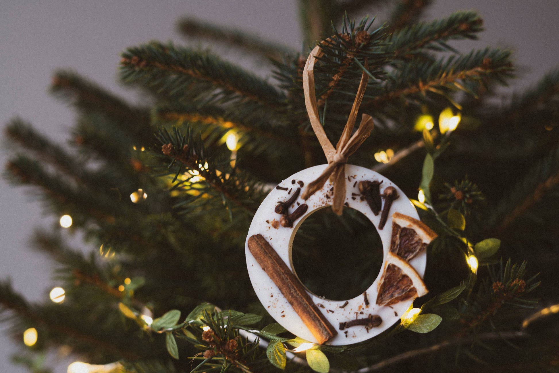 Christmas Scented Tree Decorations: Clementine & Clove / Star