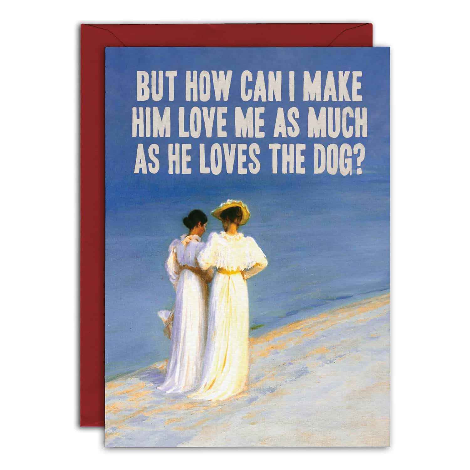 Love The Dog Card by Artijoke -  Dog Card - Funny Card