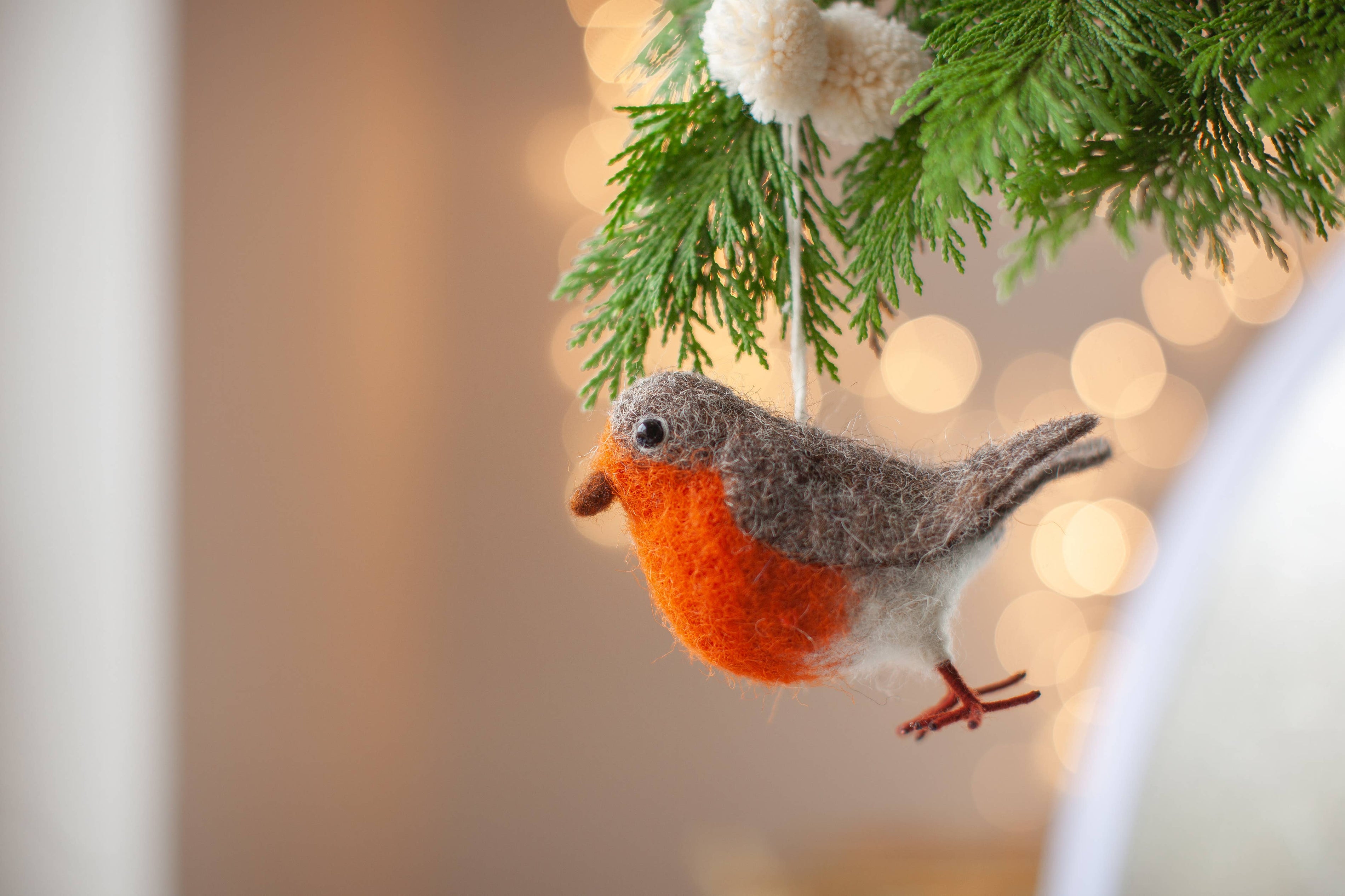 Robin Felt Christmas Decoration