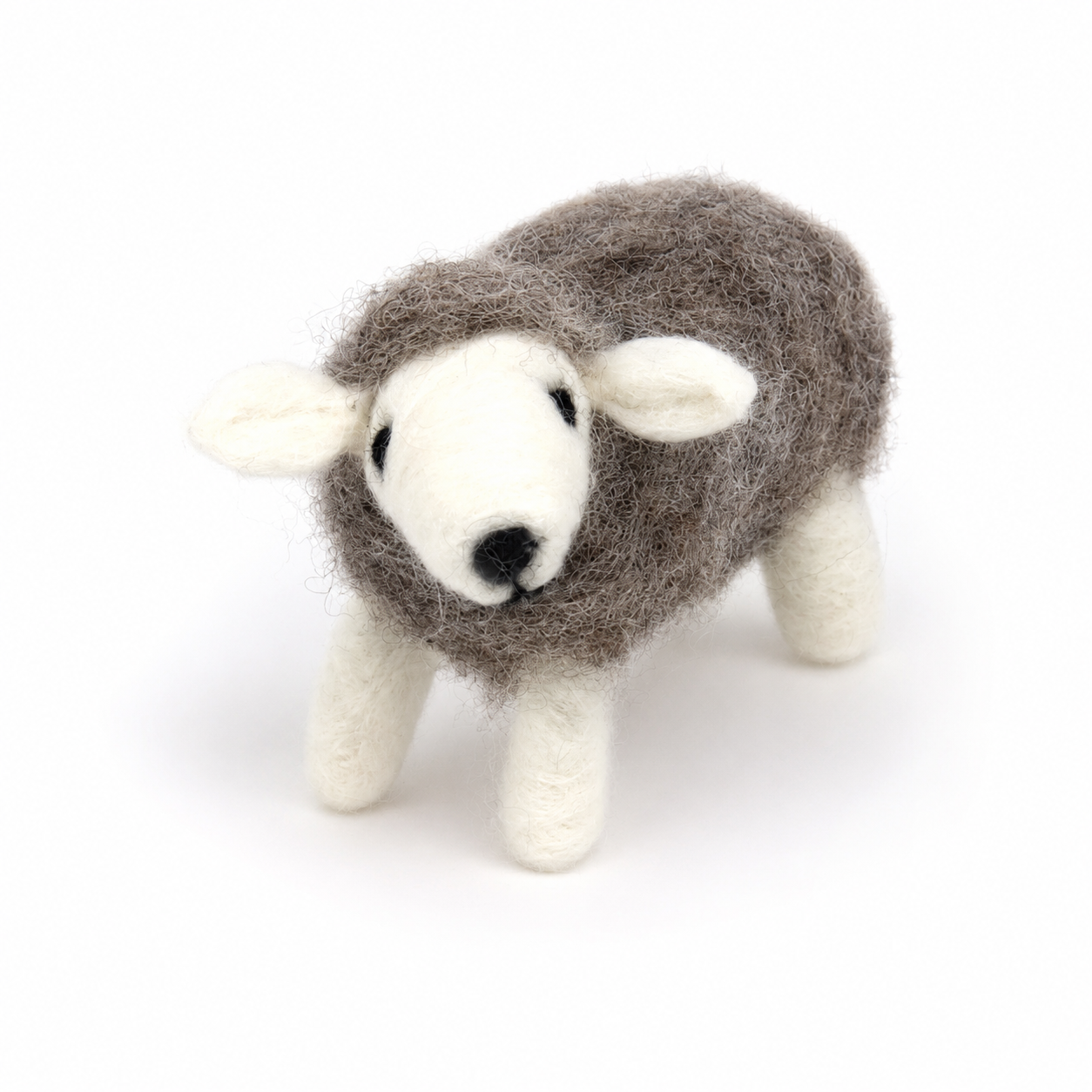 Grey Sheep Needle Felting Kit With Foam