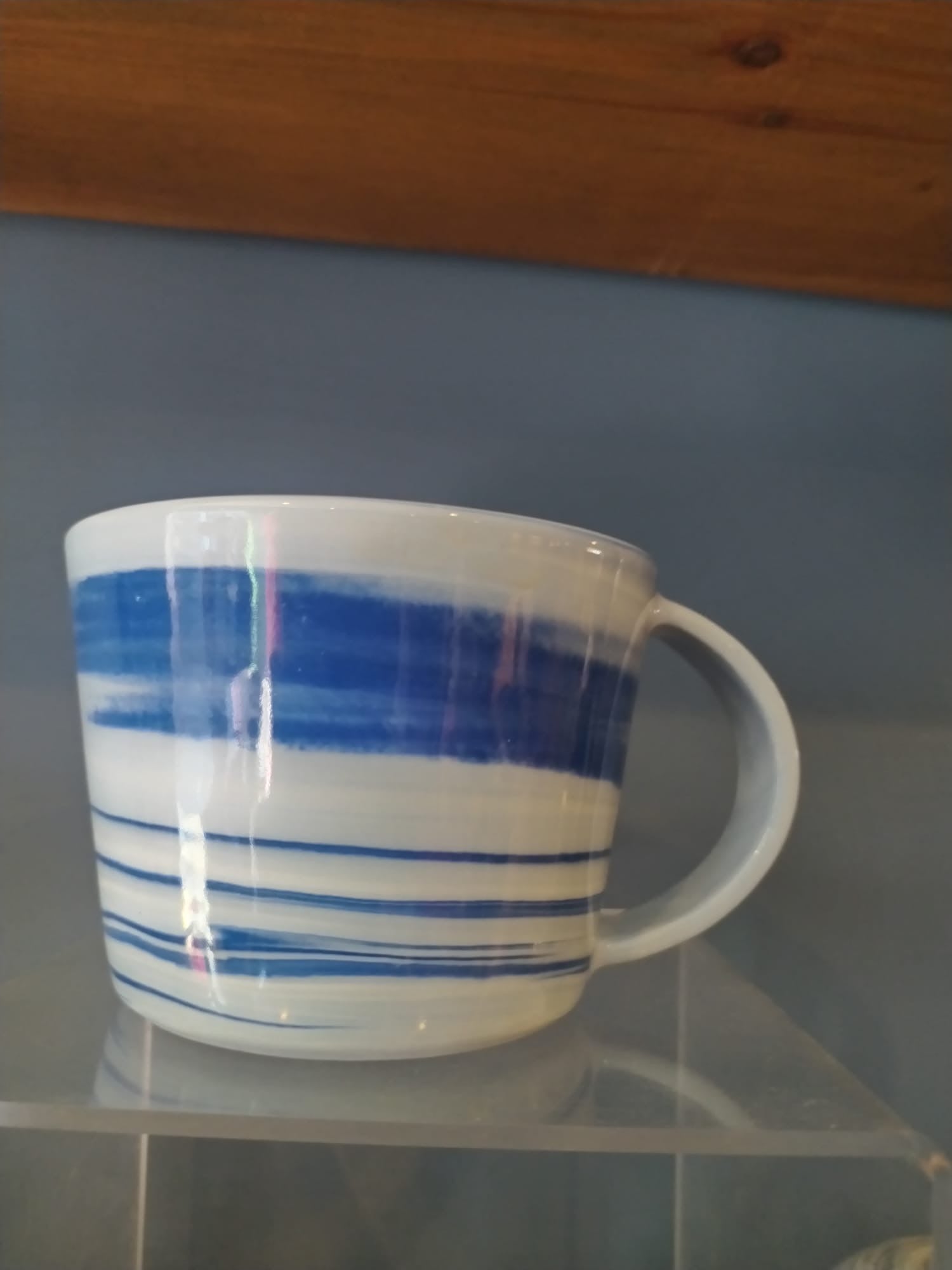 Tide Mug in blue and white
