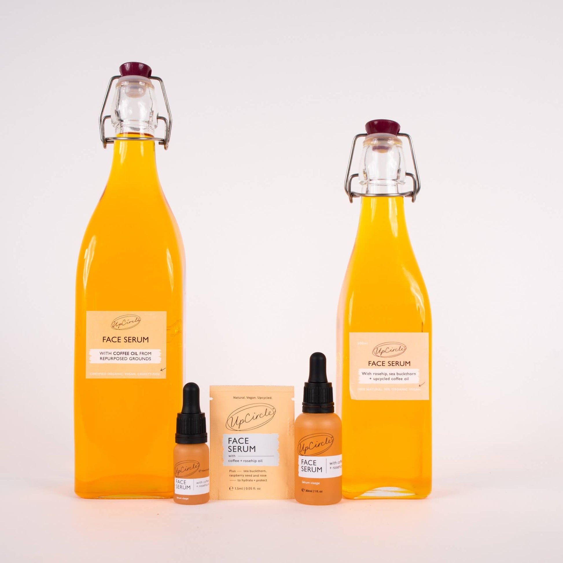 Collagen Boosting Vegan Organic Coffee + Rosehip Face Oil: 30ml