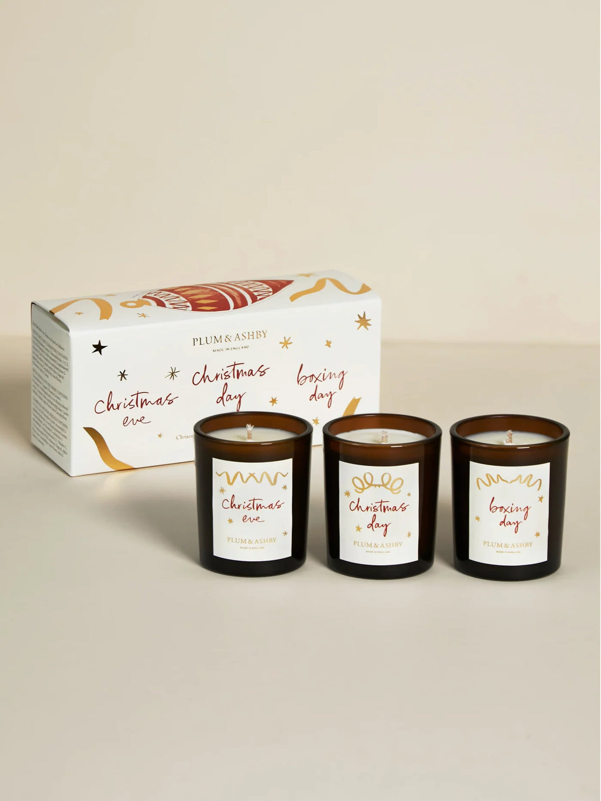 Christmas Votive Set – 3 x 9cl
