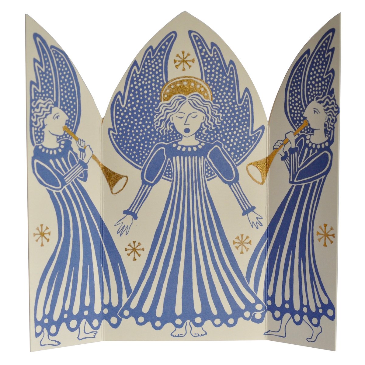 Extra Special Choir of Angels Triptych Card