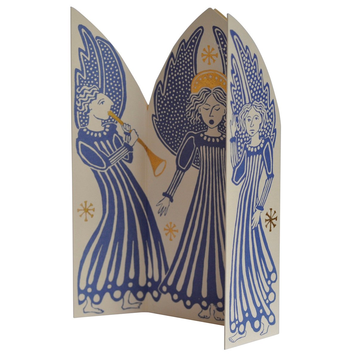 Extra Special Choir of Angels Triptych Card