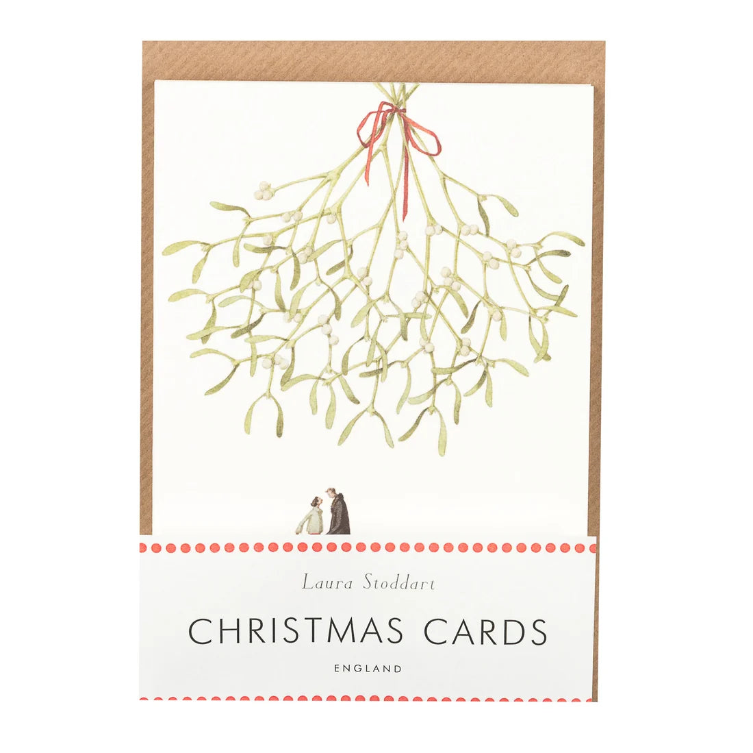 Laura Stoddart Christmas Cards Pack of 10 – Christmas Kiss