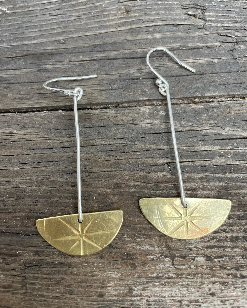 Fan Star Drop Earrings
